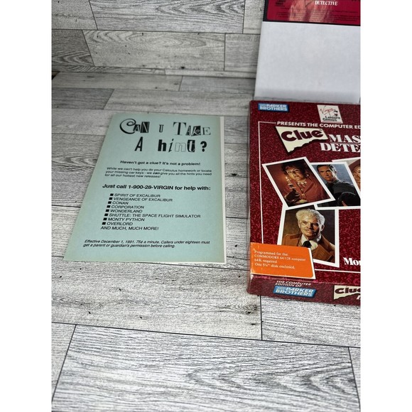 Clue Master Detective Complete (Commodore 64/128, 1989) - Picture 4 of 4